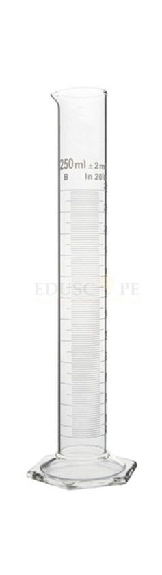 Cylinder, Measuring, Hexagonal Glass Base