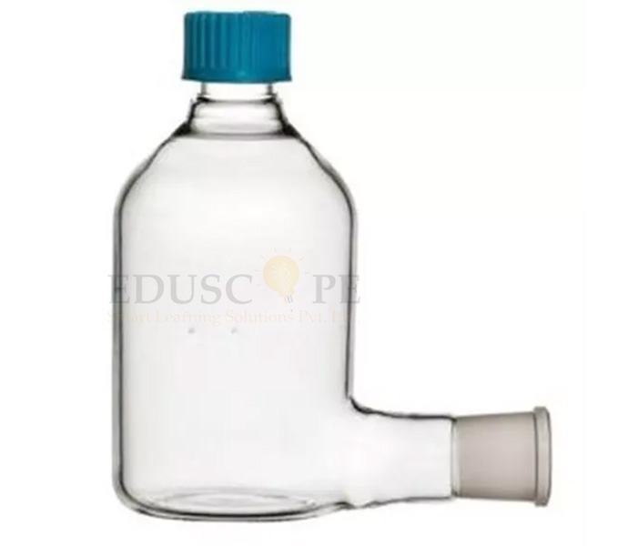 Aspirator Bottles, Screw Cap with Socket Outlet
