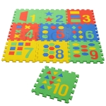 Number and Shapes Puzzle Mat